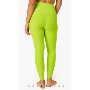 Beyond Yoga Spacedye Caught In The Midi High Waisted Legging Matcha Green Lime S